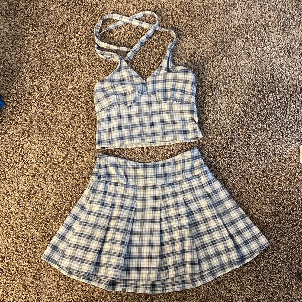 Skirt and top matching set